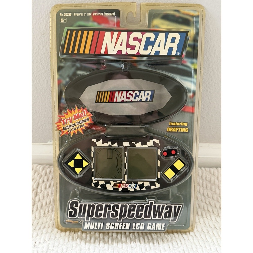 NASCAR SUPER SPEEDWAY MULTI SCREEN LCD GAME - ELECTRONIC HAND HELD - NIP